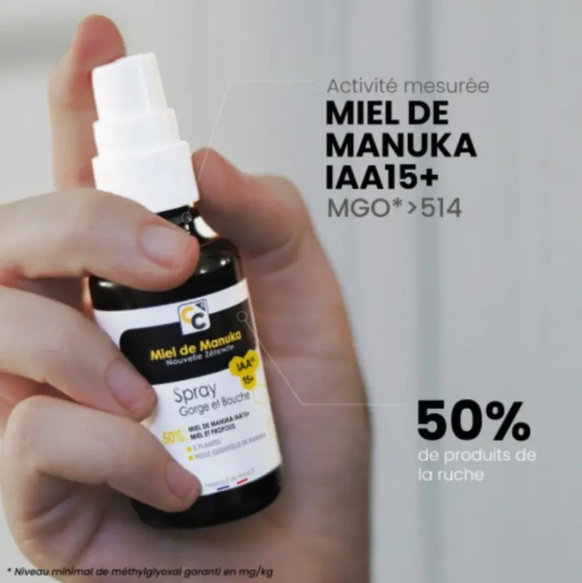 Produits à base de miel de Manuka pour soulager le mal de gorge persistant